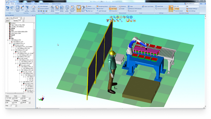 MotoSim EG-VRC Virtual Teaching and Simulation System